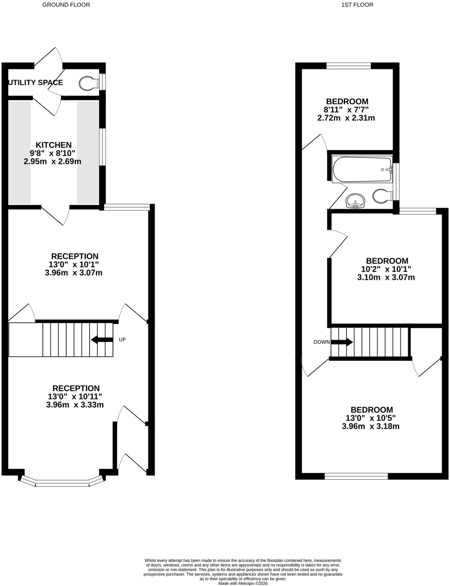 Westfield Road, Southsea, PO4 floorplan