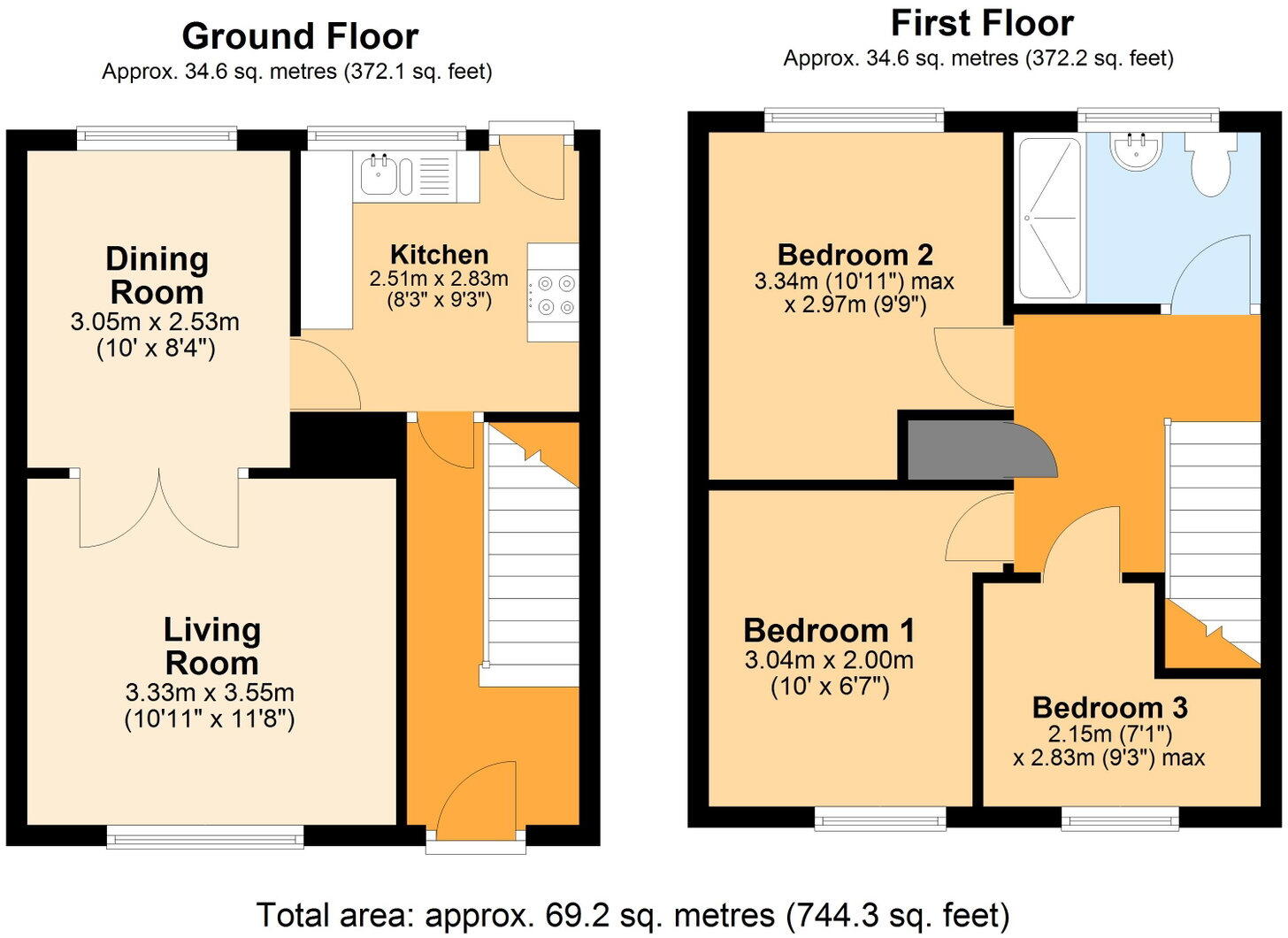 Bro Myrddin, Carmarthen floorplan