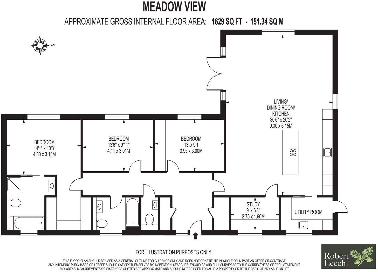 The Show Home, Meadow View, Charlwood floorplan