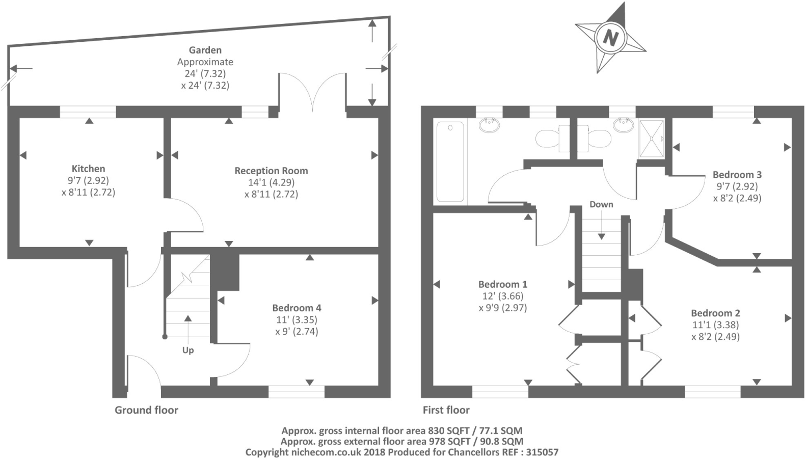 Girdlestone Road, Headington, Oxford, OX3 floorplan