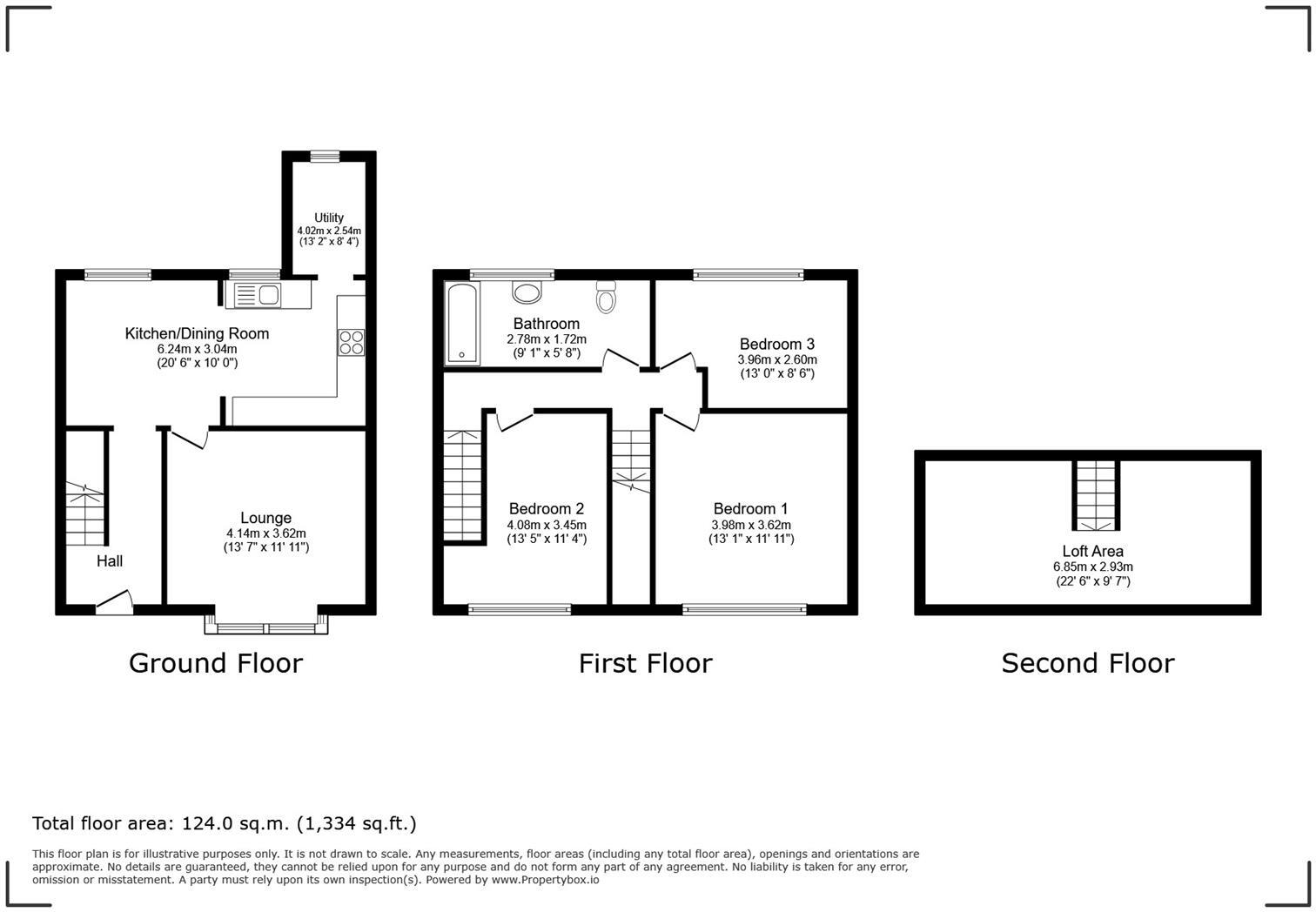 Troutsdale Grove, Hull floorplan