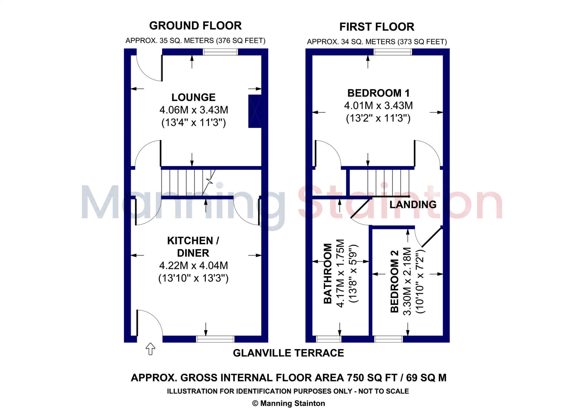Glanville Terrace, Rothwell, Leeds, West Yorkshire floorplan