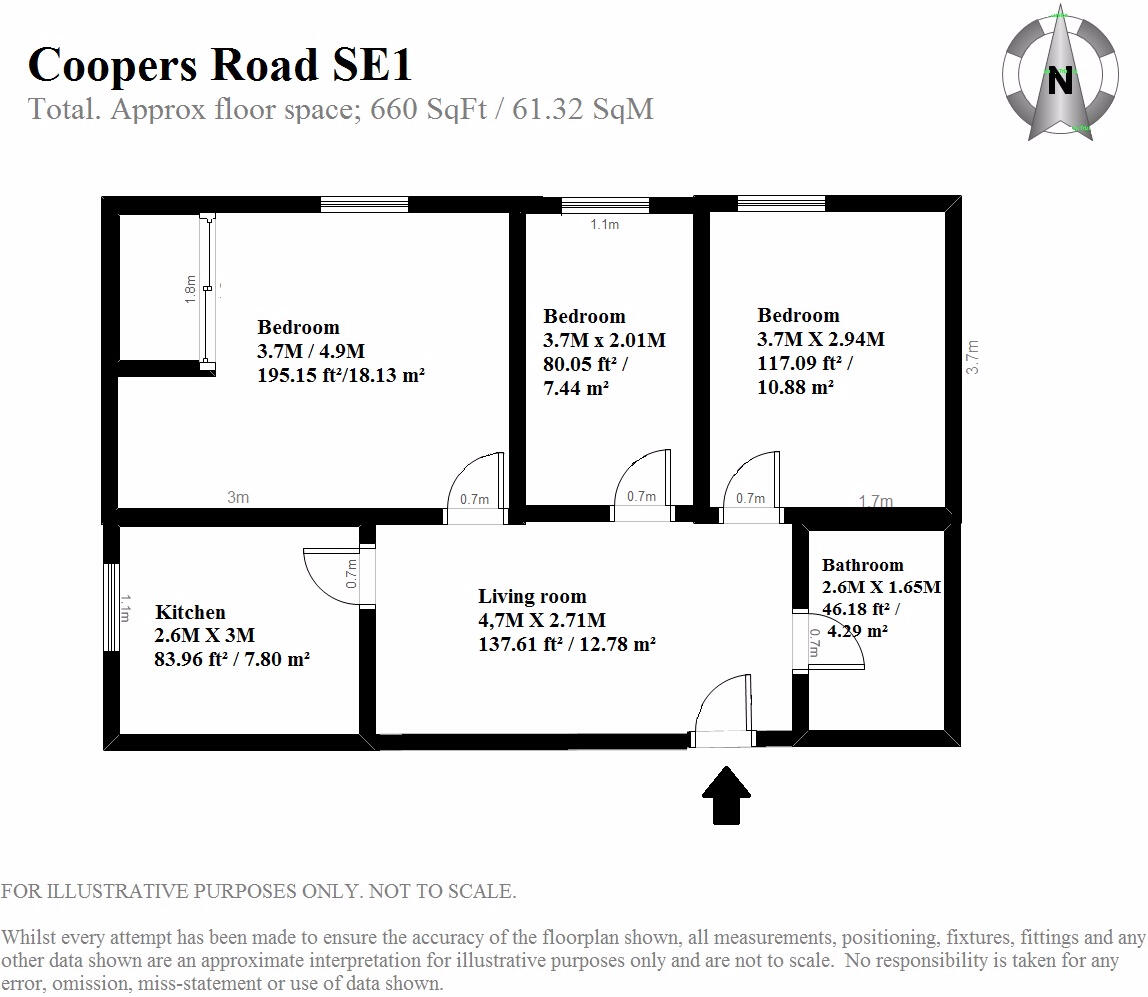 Coopers Road, London, SE1 floorplan