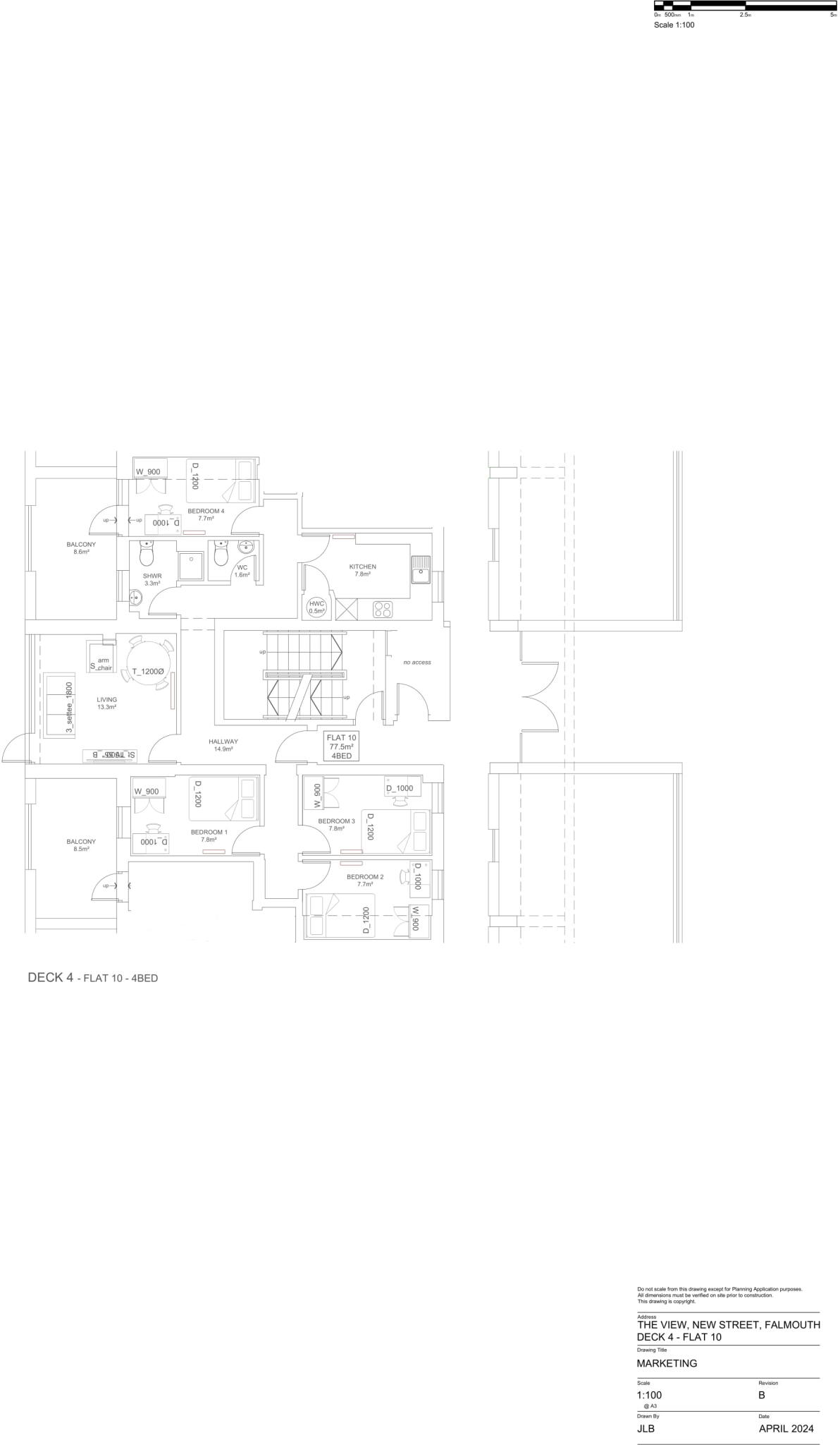 Flat 10, The View, New Street TR11 3LQ floorplan
