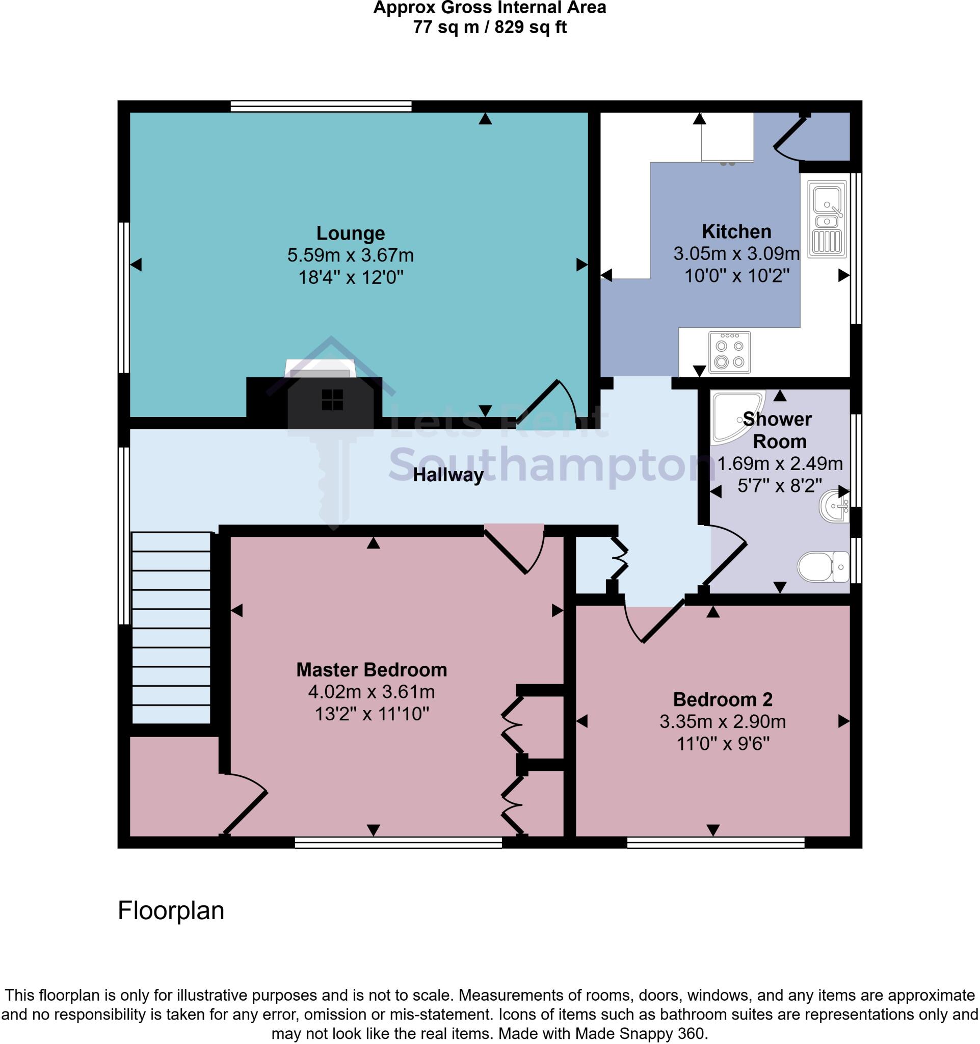 Broxburn Close, Chandler's Ford, SO53 floorplan