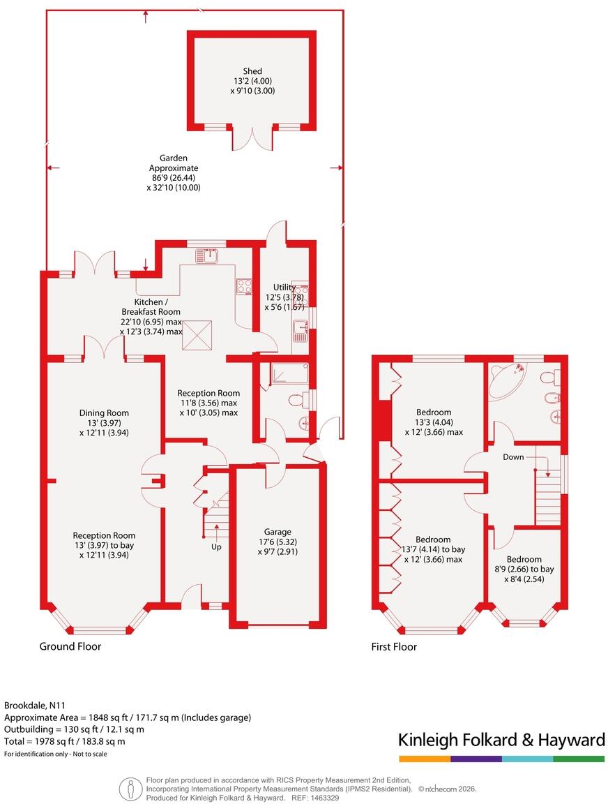 Brookdale, London, N11 floorplan