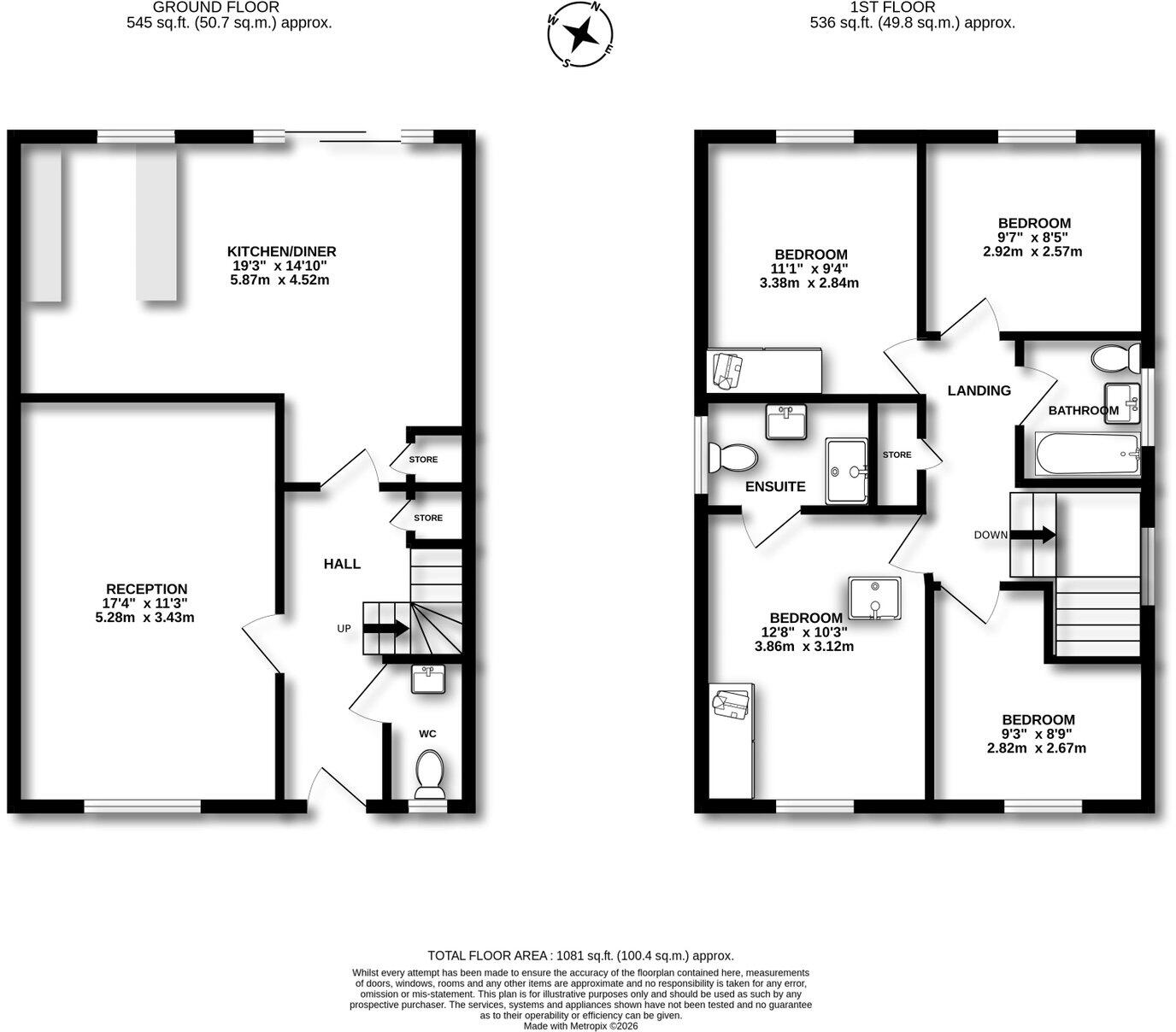 Hesketh Way, Bromborough floorplan
