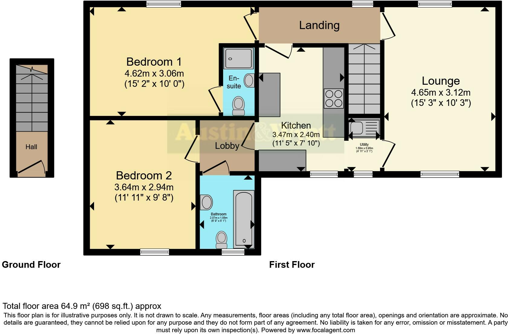 Wimborne Road, BOURNEMOUTH, Dorset, BH2 floorplan