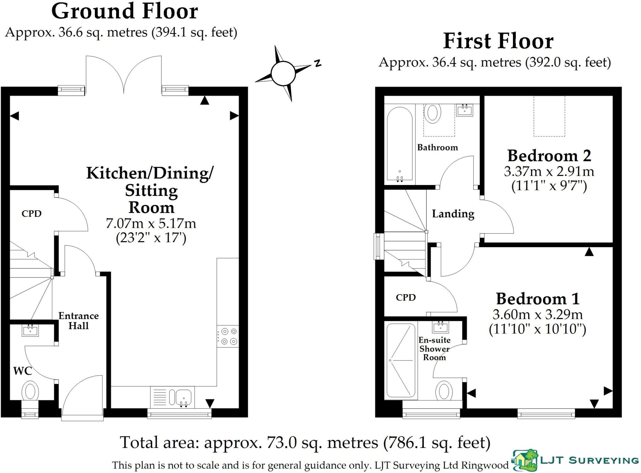 The Larches, Churchill Gardens, Sturminster Marshall, Wimborne, BH21 4GJ floorplan