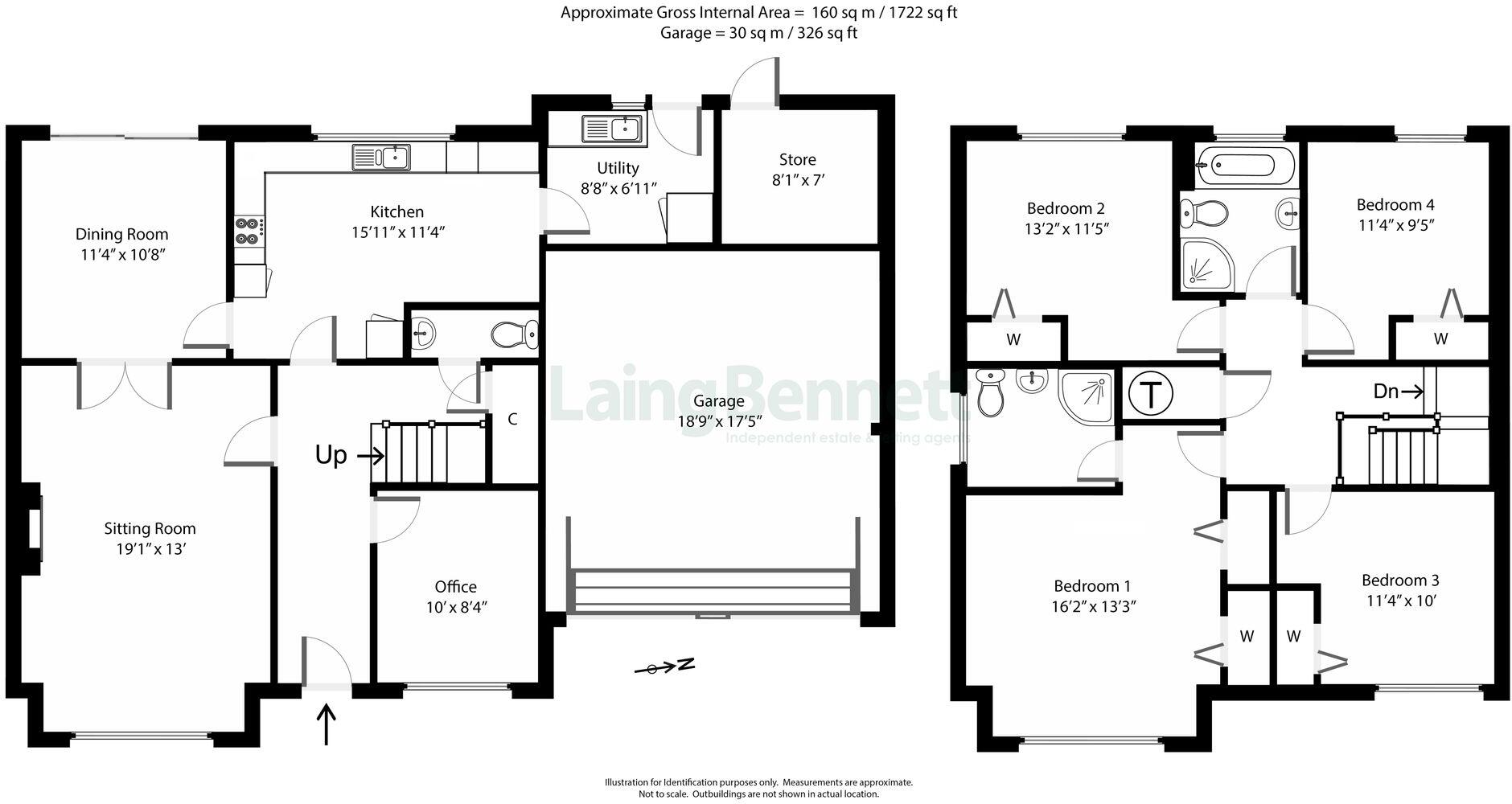 4 Hunters Bank, Old Road, CT4 floorplan