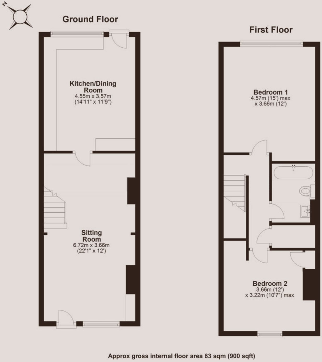 Trinity Street, Bishop's Stortford, CM23 floorplan
