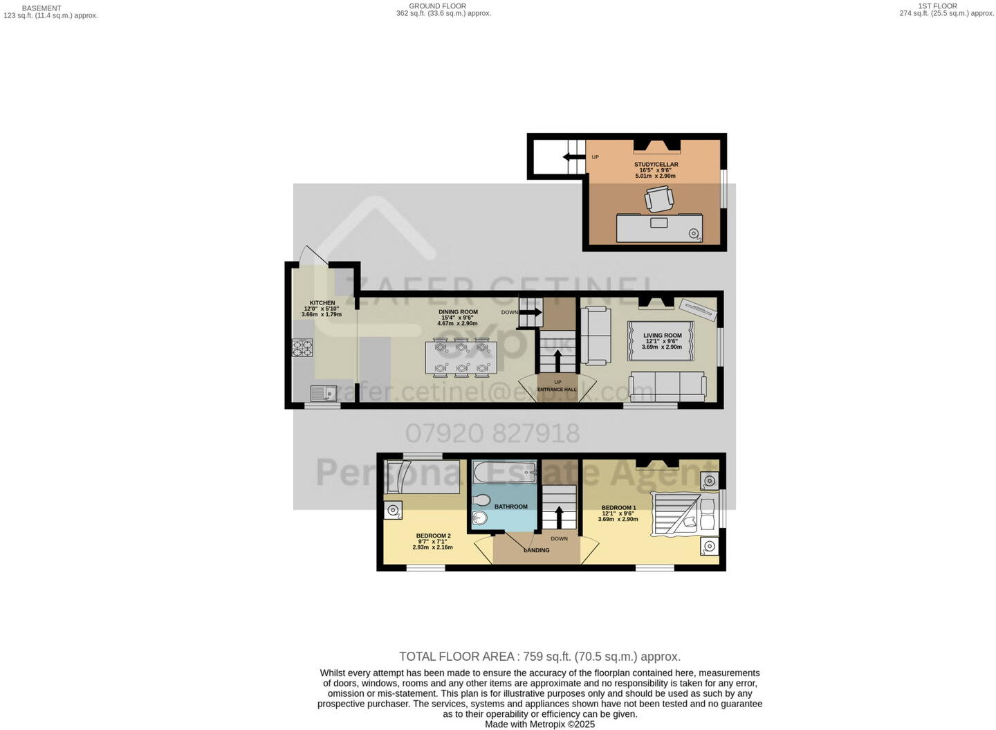 78 Duke Street, Cheltenham, GL52 6BP floorplan