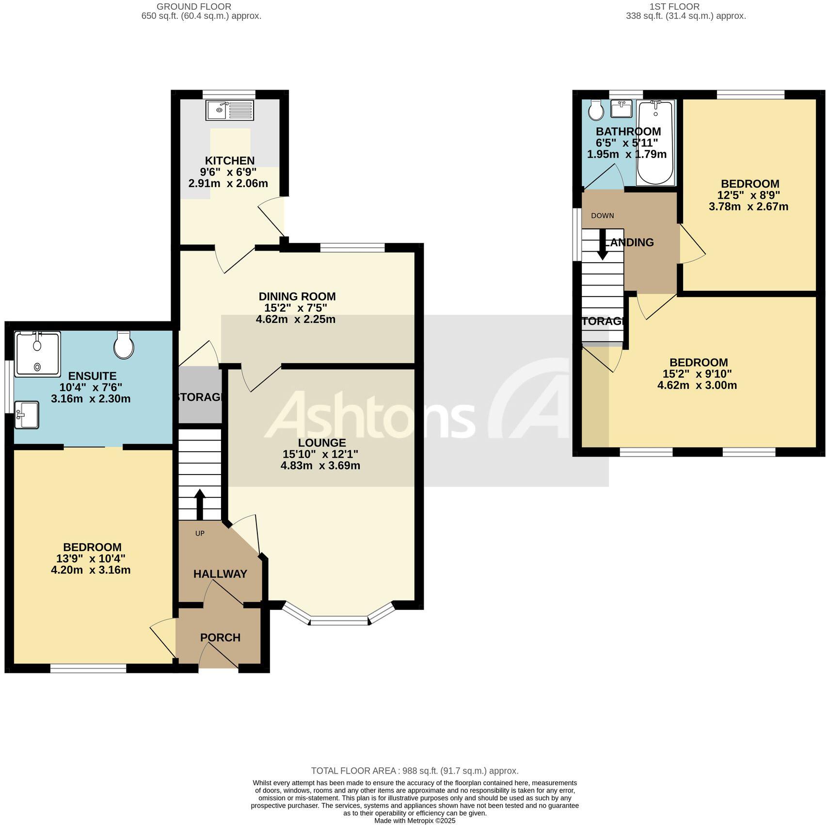 Bexhill Avenue, Warrington, WA2 floorplan