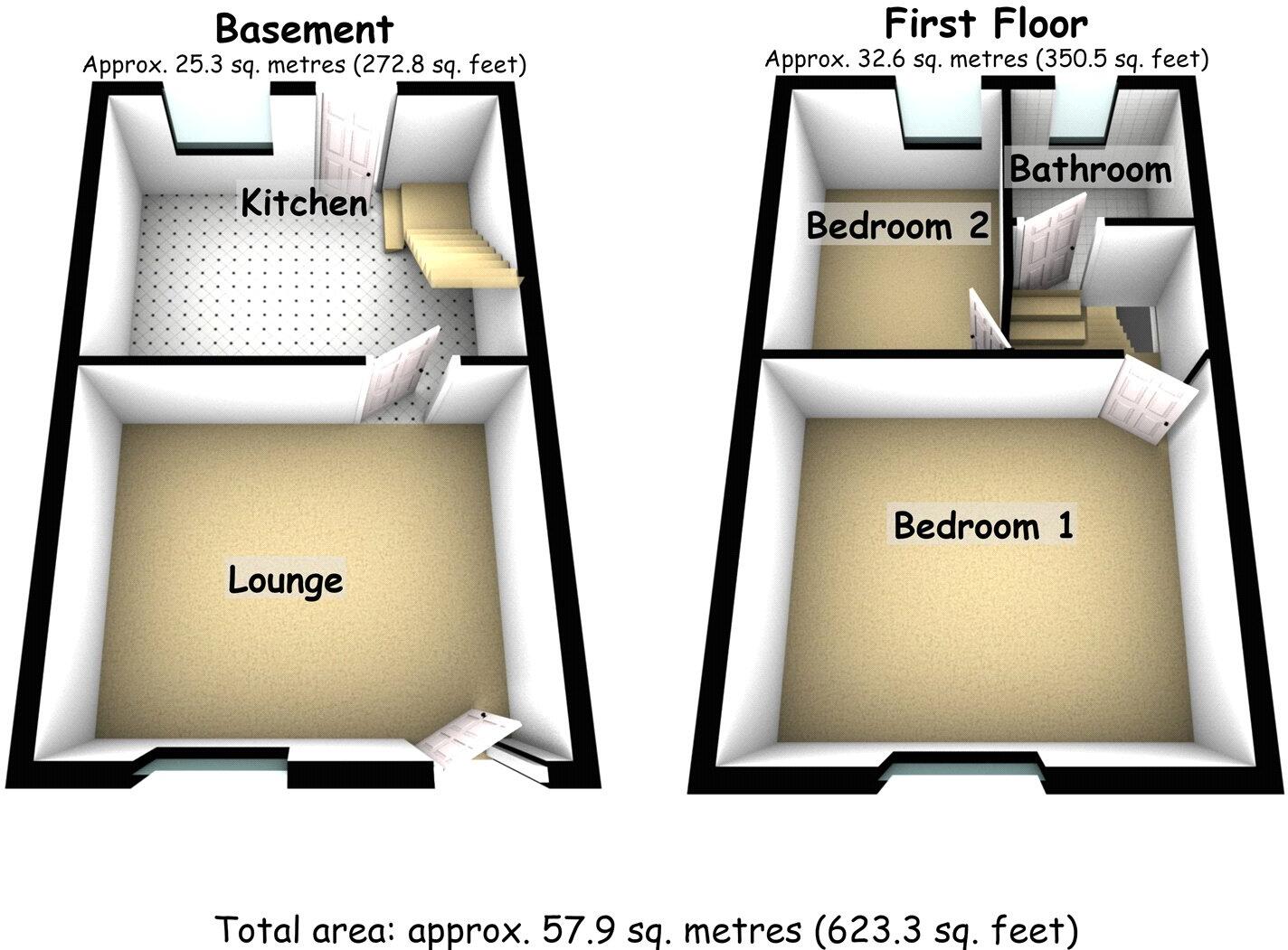 Howard Street, Rochdale, Greater Manchester, OL12 floorplan