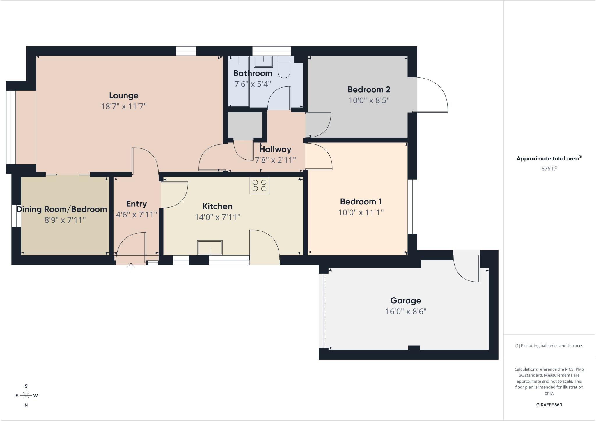 Glanton Close, Wardley, Gateshead, Tyne and Wear, NE10 floorplan