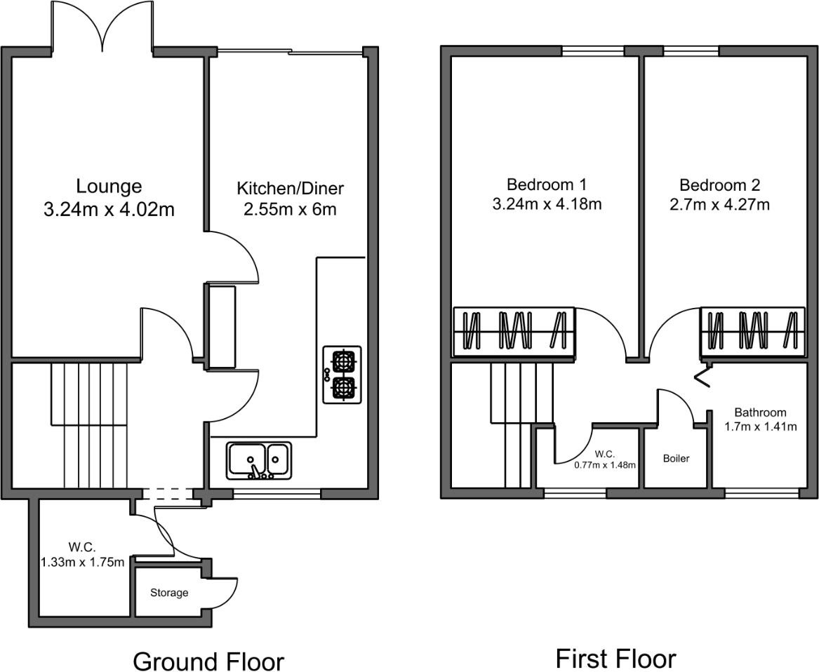 Parker Street, Birmingham, B16 floorplan