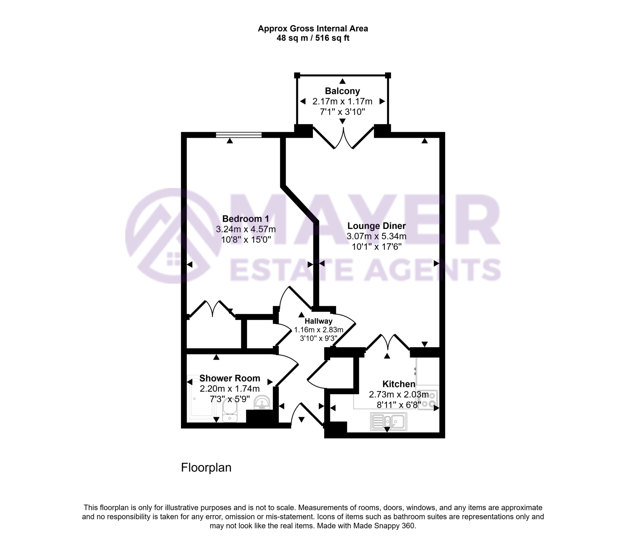 White Water Court, Plymouth floorplan