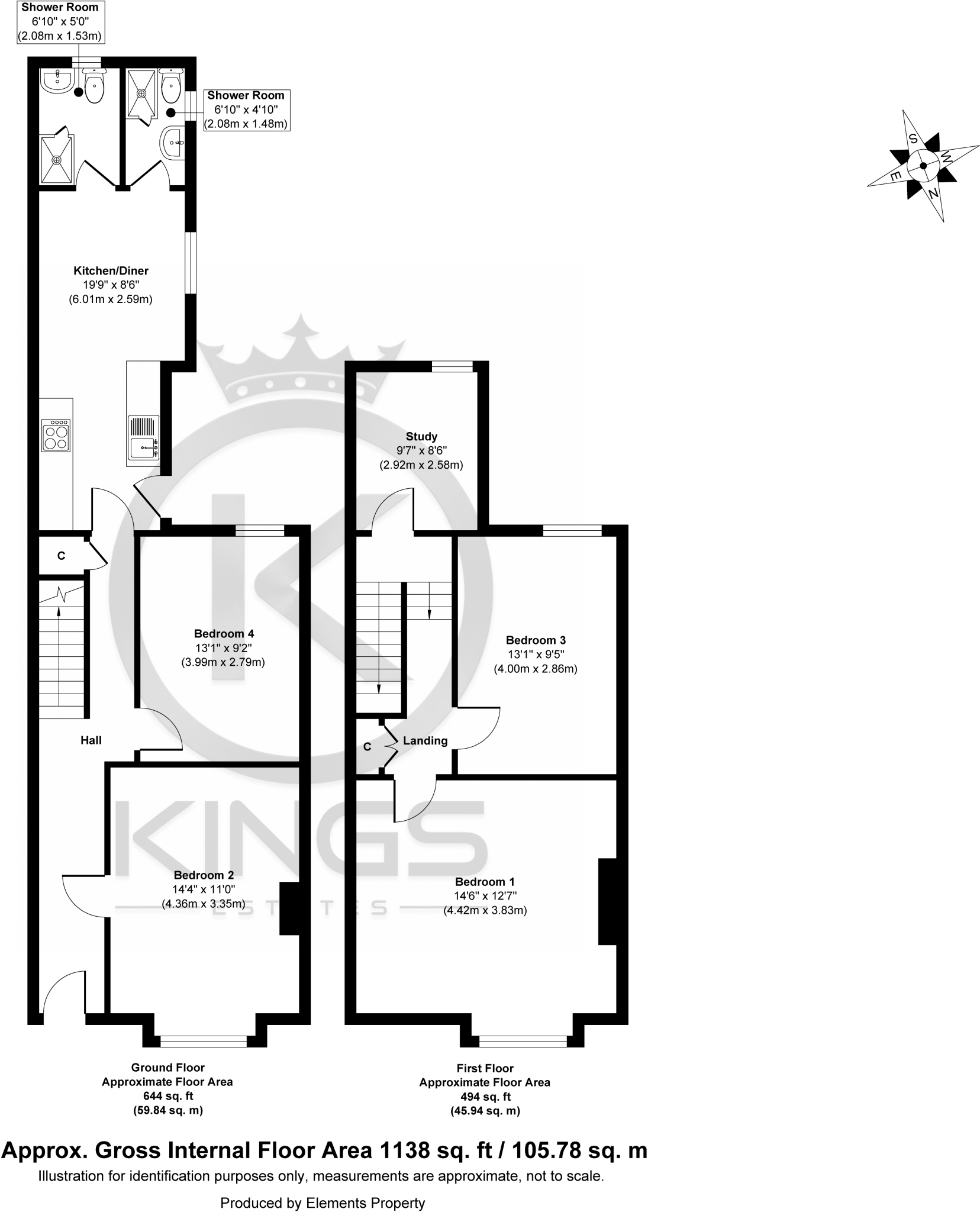 Livingstone Road, Southampton floorplan