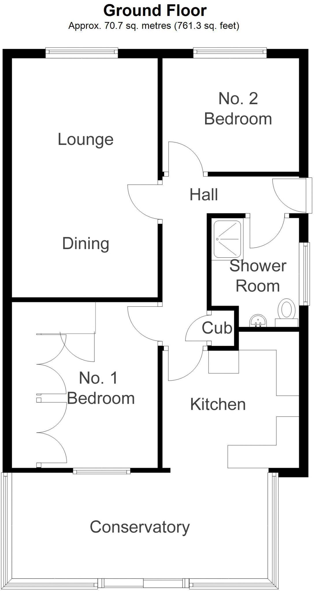 Meadow Rise, Llay, Wrexham floorplan