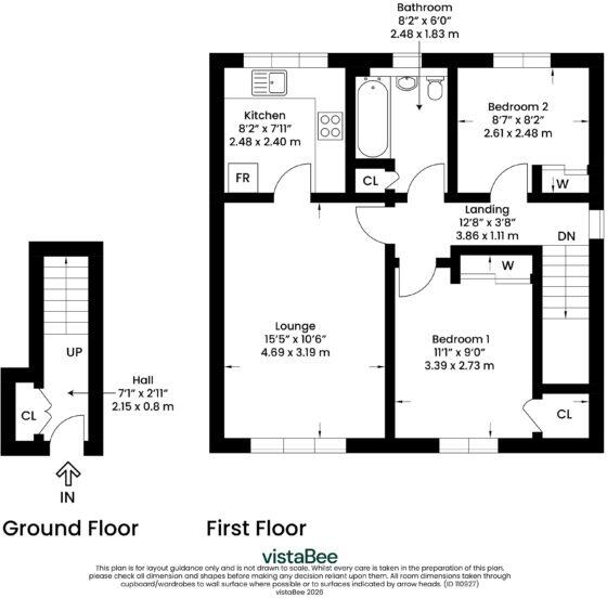 16a Cantlie Place, Rosyth, Dunfermline, KY11 2HN floorplan