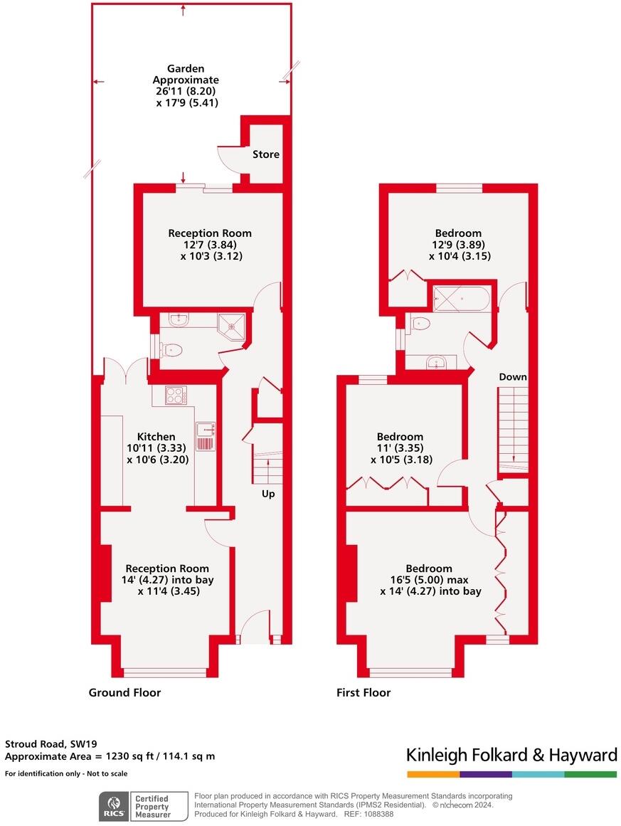 Stroud Road, Wimbledon Park, London, SW19 floorplan