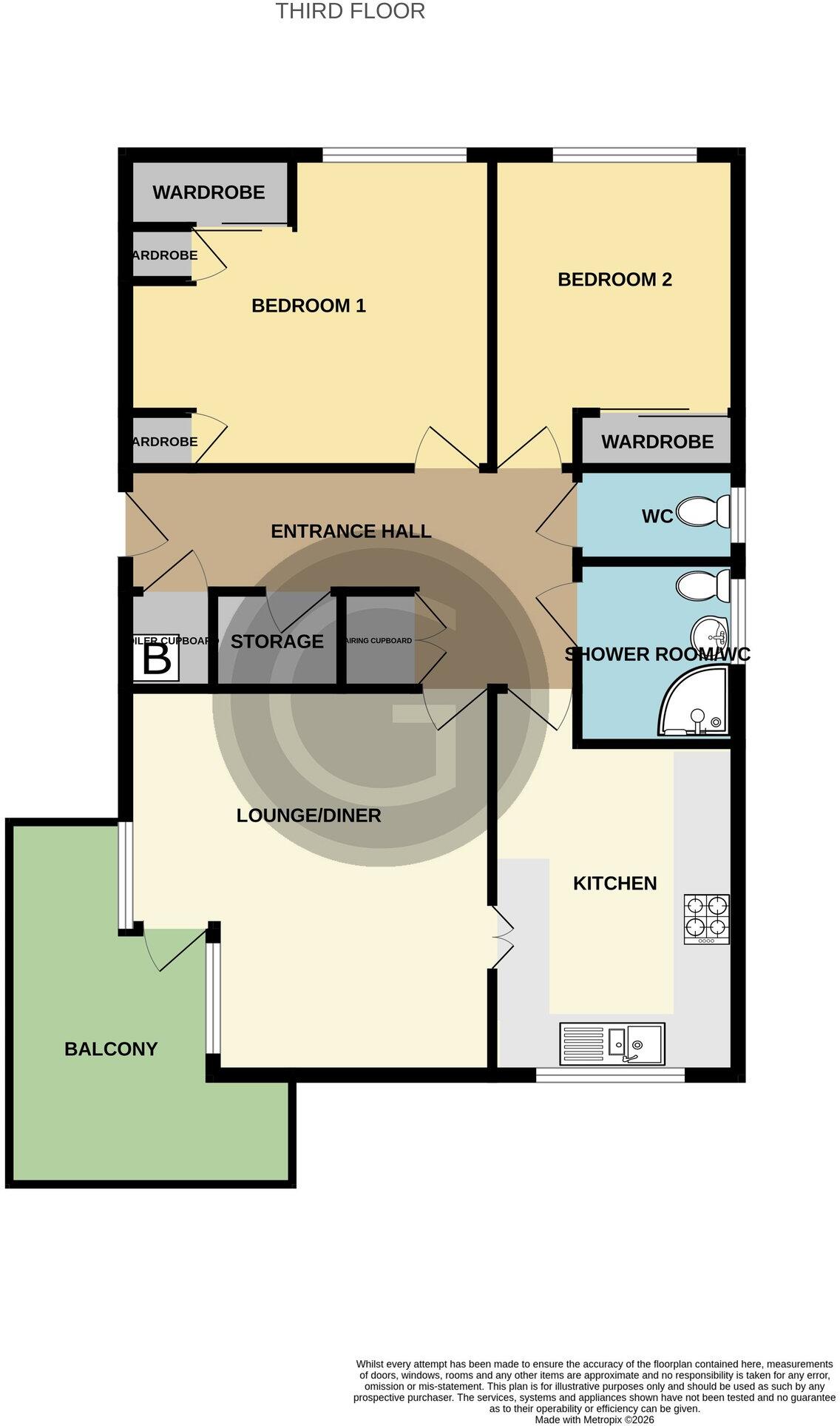 112 Barnhorn Road, Bexhill on Sea, TN39 floorplan