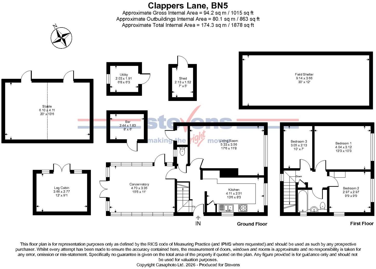 Clappers Lane, Fulking, Henfield floorplan
