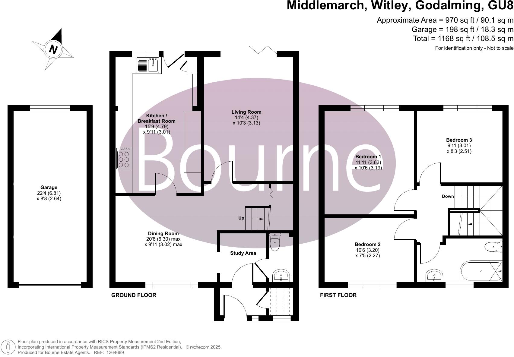 Middlemarch, Witley, Godalming, Surrey, GU8 floorplan