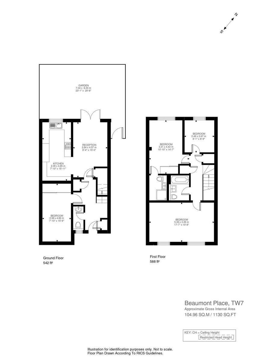 Beaumont Place, Isleworth, TW7 floorplan