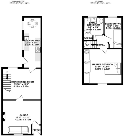 Gillibrand Walks, Chorley floorplan