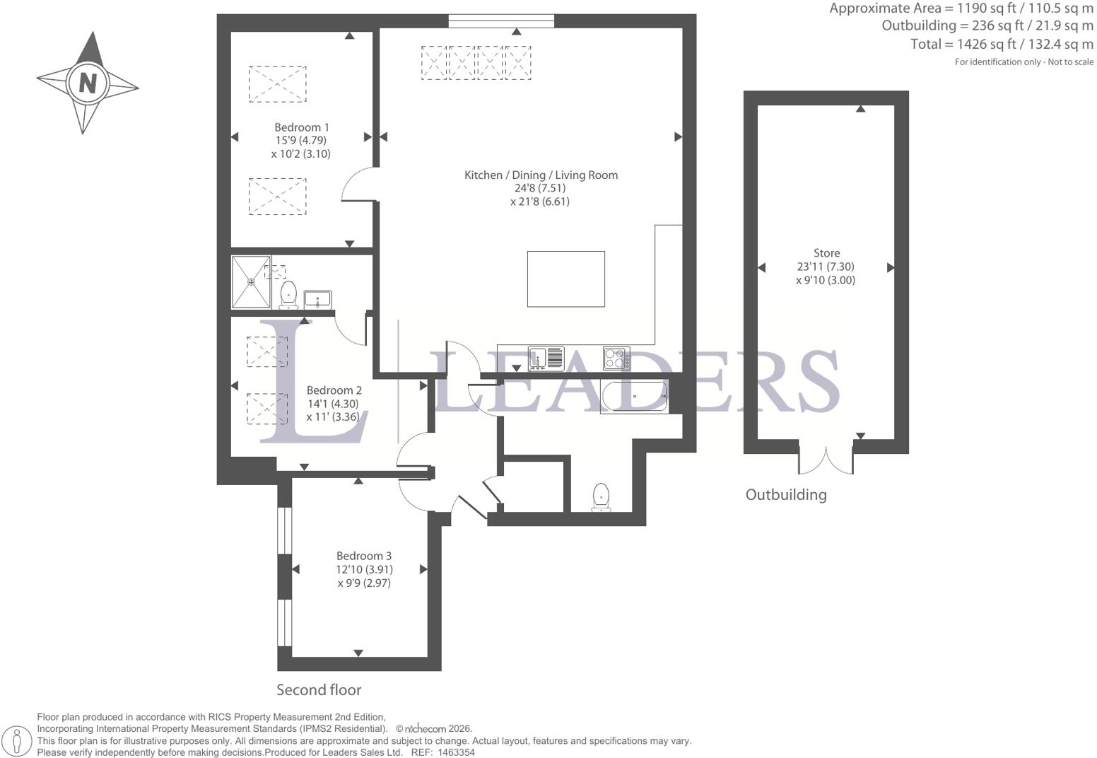 Lawn Road, Southampton, Hampshire floorplan