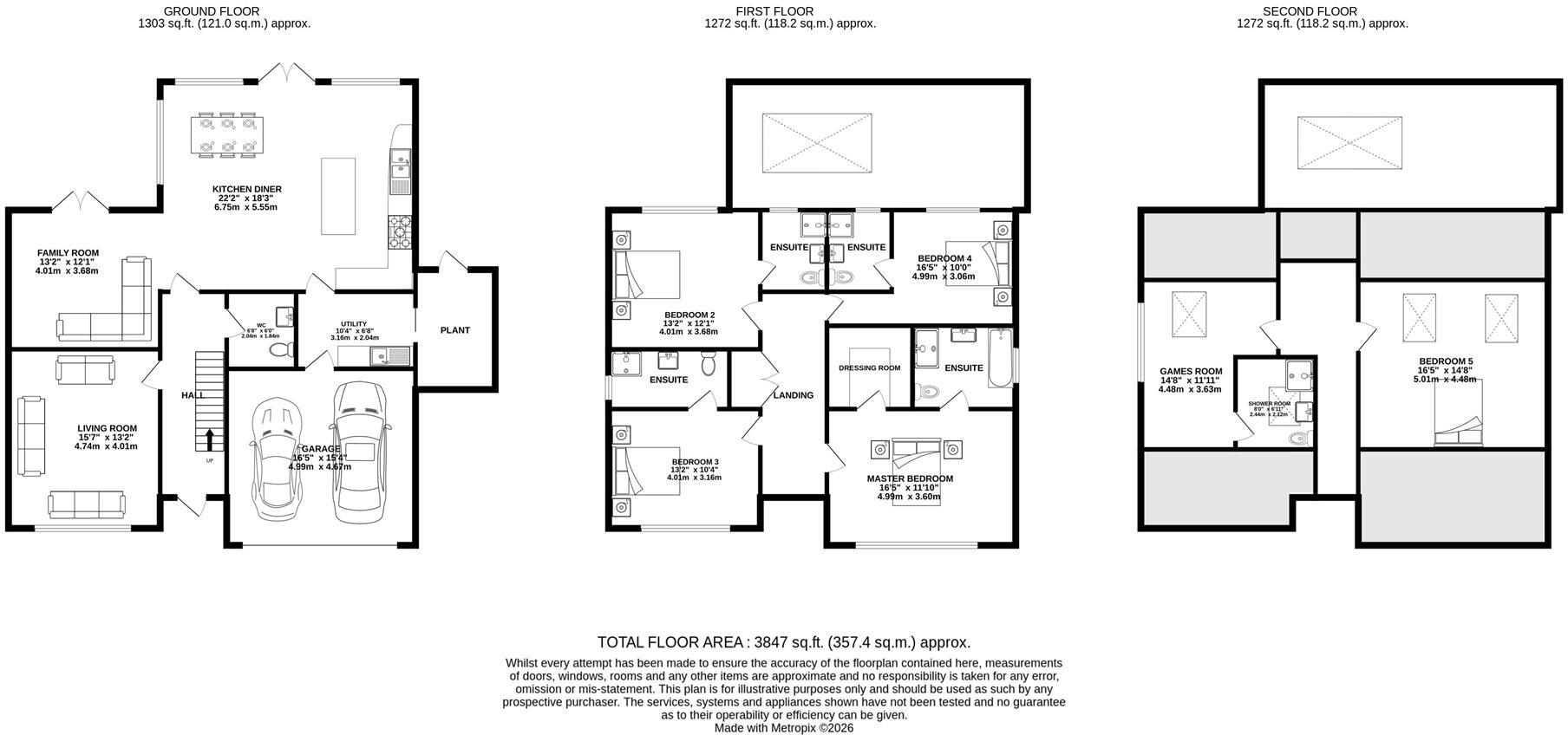 Andreas Road, Ramsey floorplan