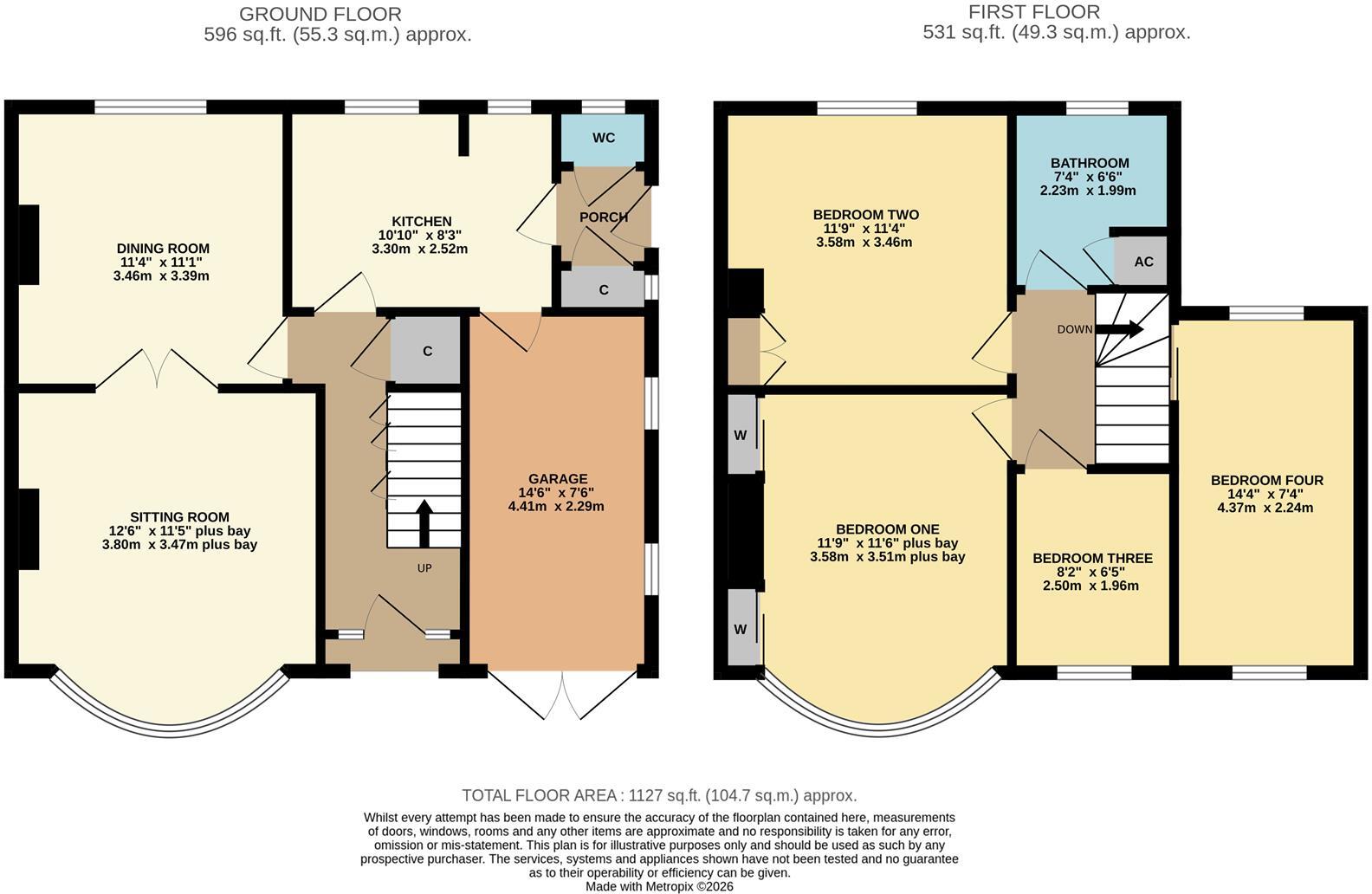 Yewstock Crescent West, Chippenham floorplan