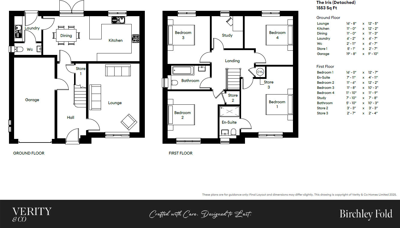 The Iris, Plot 4 Birchley Fold, Silsden floorplan