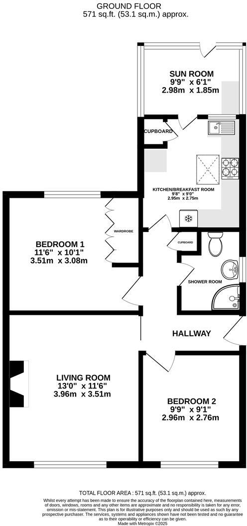 Ryelands Road, Stonehouse floorplan