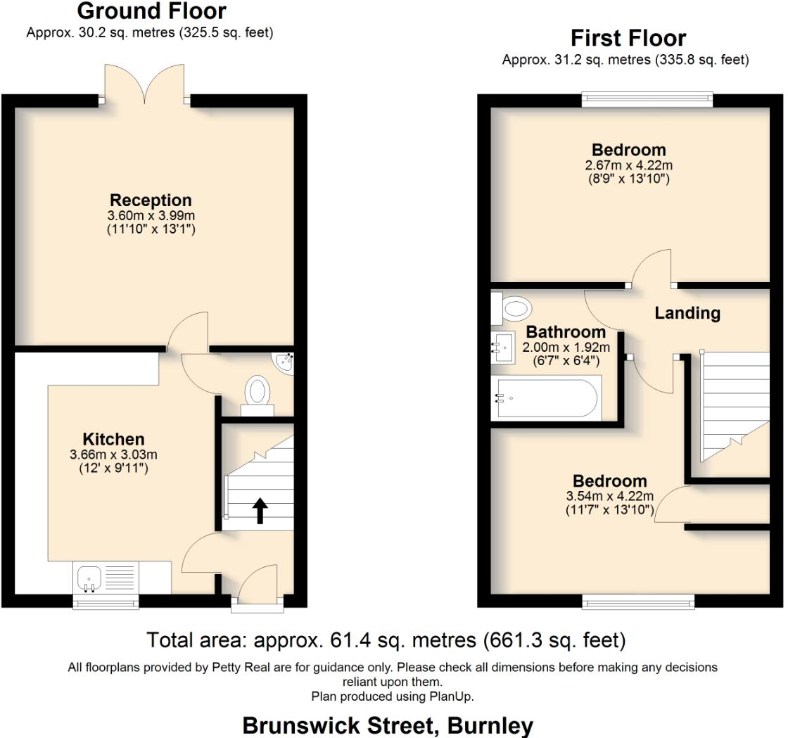 Brunswick Street, Burnley floorplan
