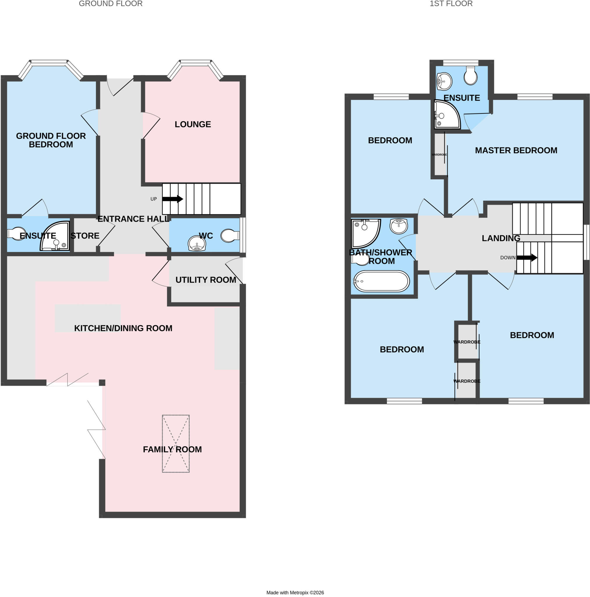 Hama Drive, Oakengates, Telford, Shropshire, TF2 floorplan