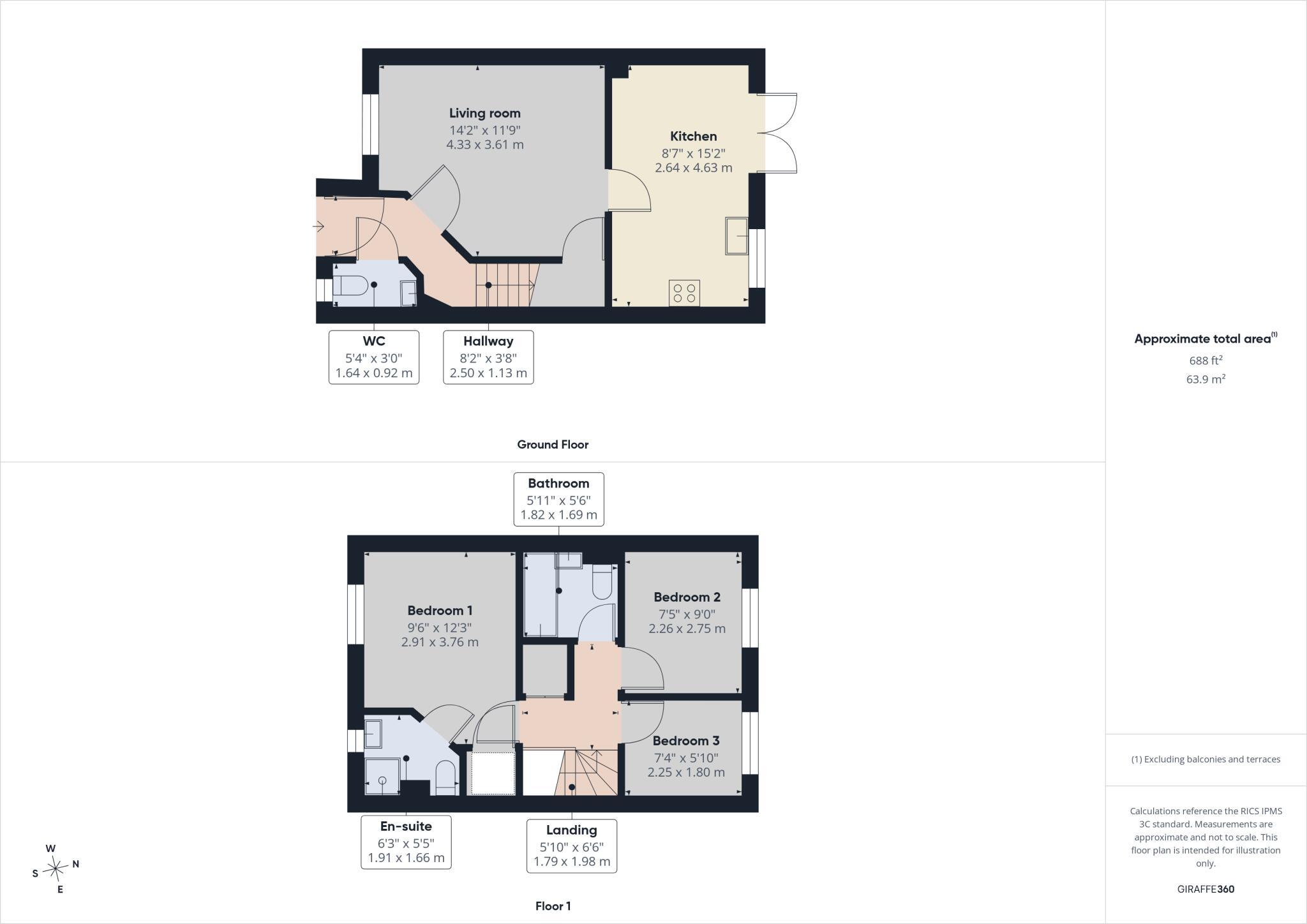 Bracken Way, Selby, YO8 8GQ floorplan