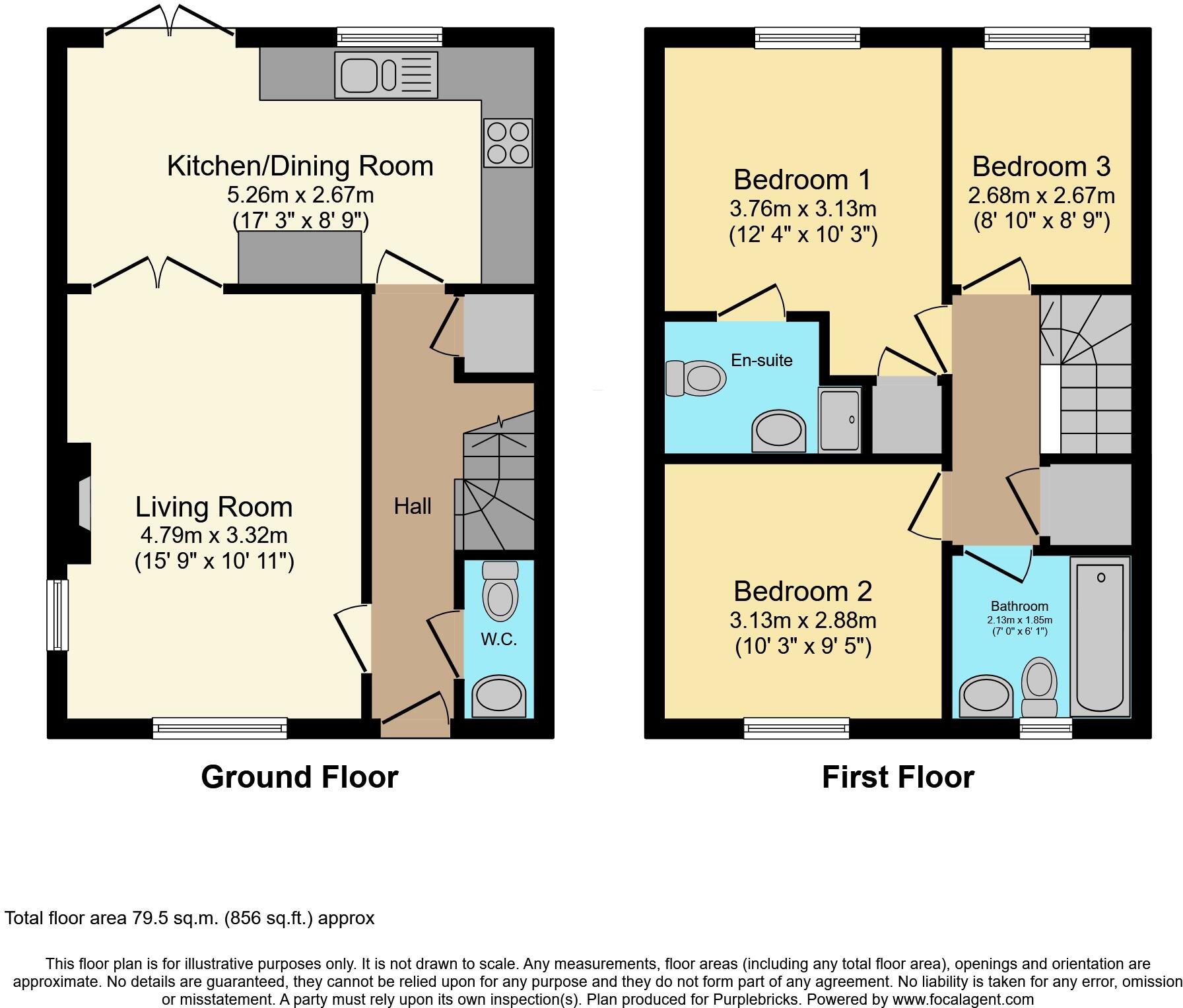 Kentons Road, Bramford Village, Nr Ipswich, IP8 floorplan