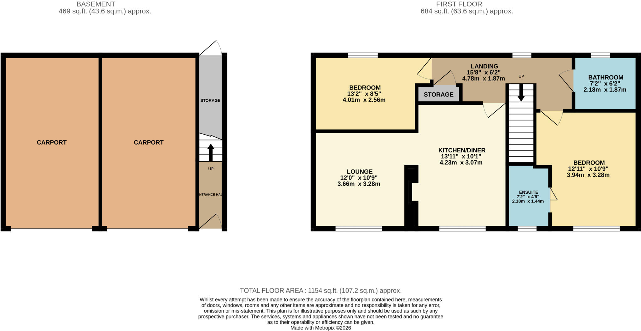 Spindle Close, Houghton Regis, Dunstable, Bedfordshire, LU5 floorplan
