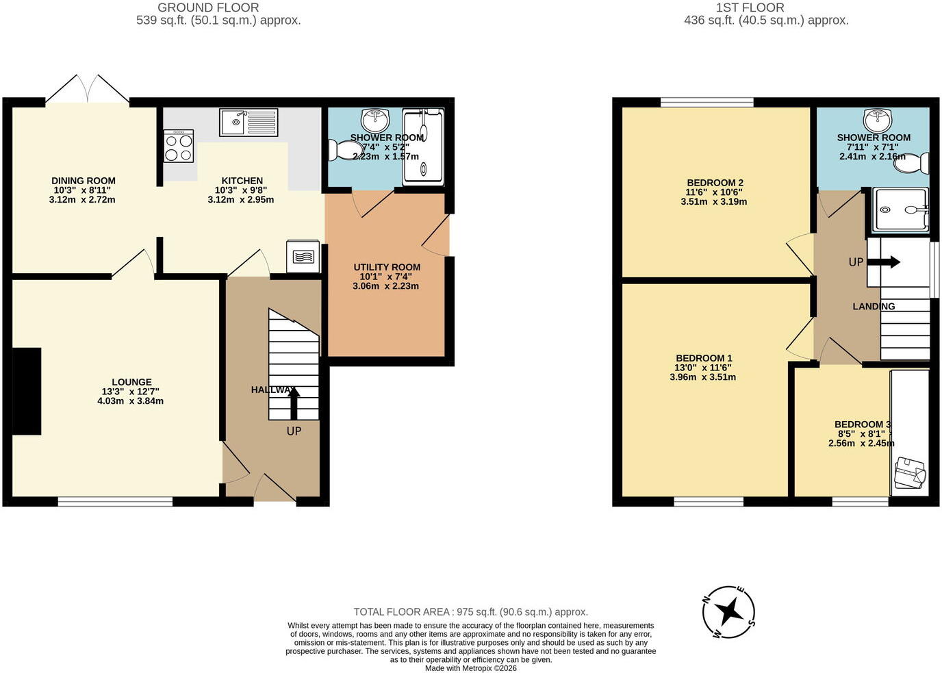Teign Road, Efford, Plymouth. floorplan