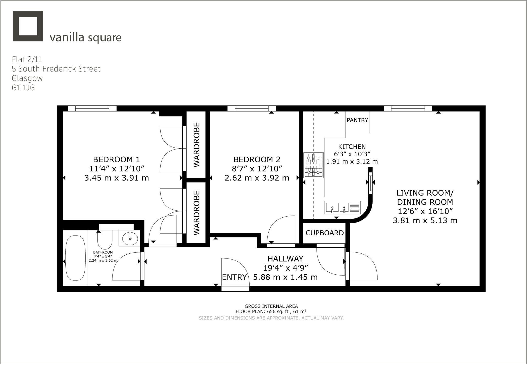 The GPO, South Frederick Street, City Centre floorplan