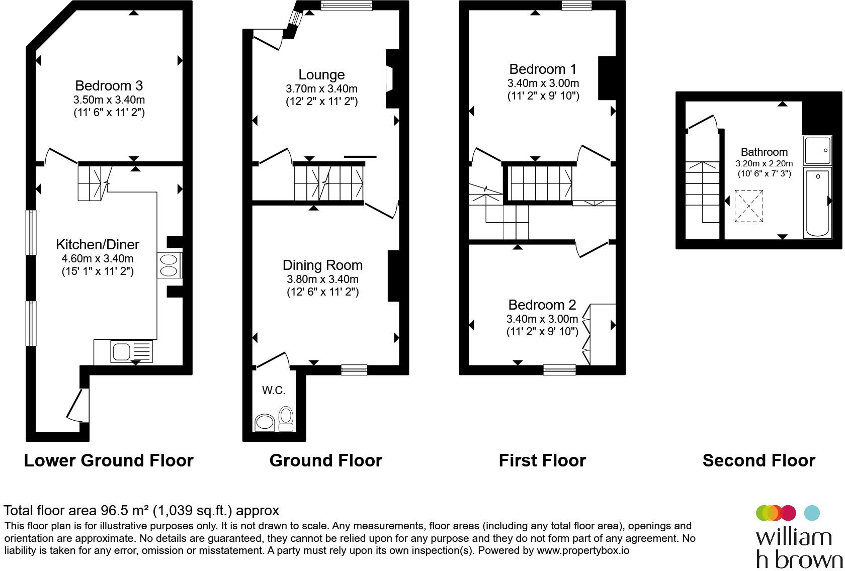 North Lodge Avenue, Harrogate floorplan