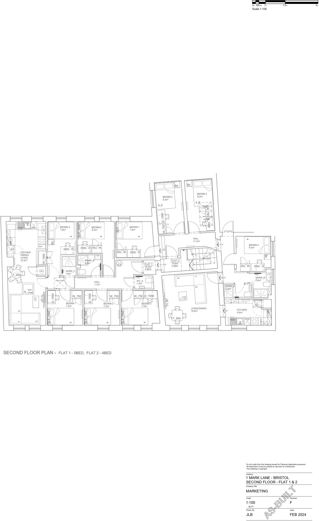 Flat 1, 1, Mark Lane BS1 5DG floorplan