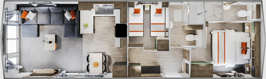 Forest Town, Mansfield, NG19 0JP floorplan