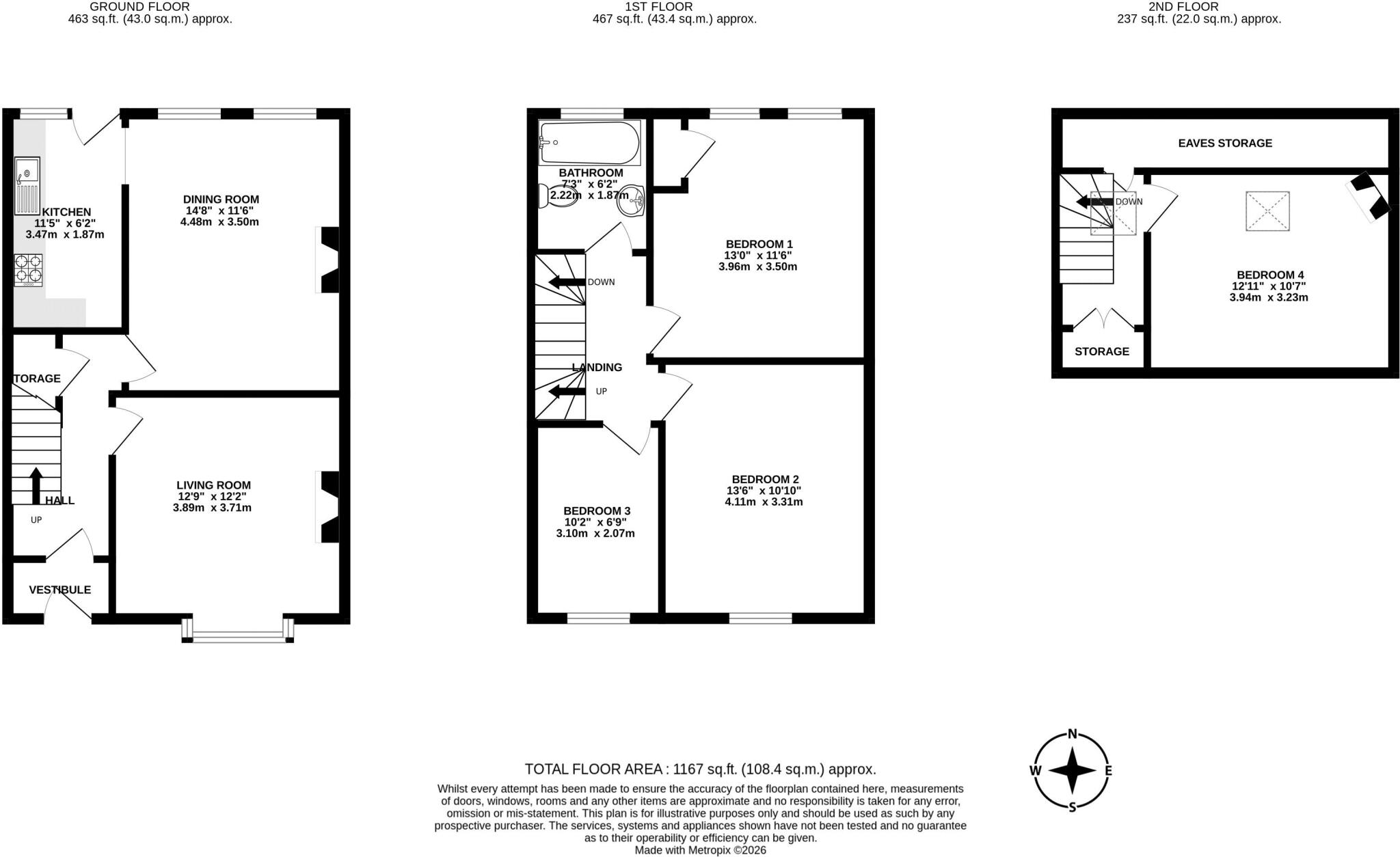 Swinley Lane, Wigan floorplan