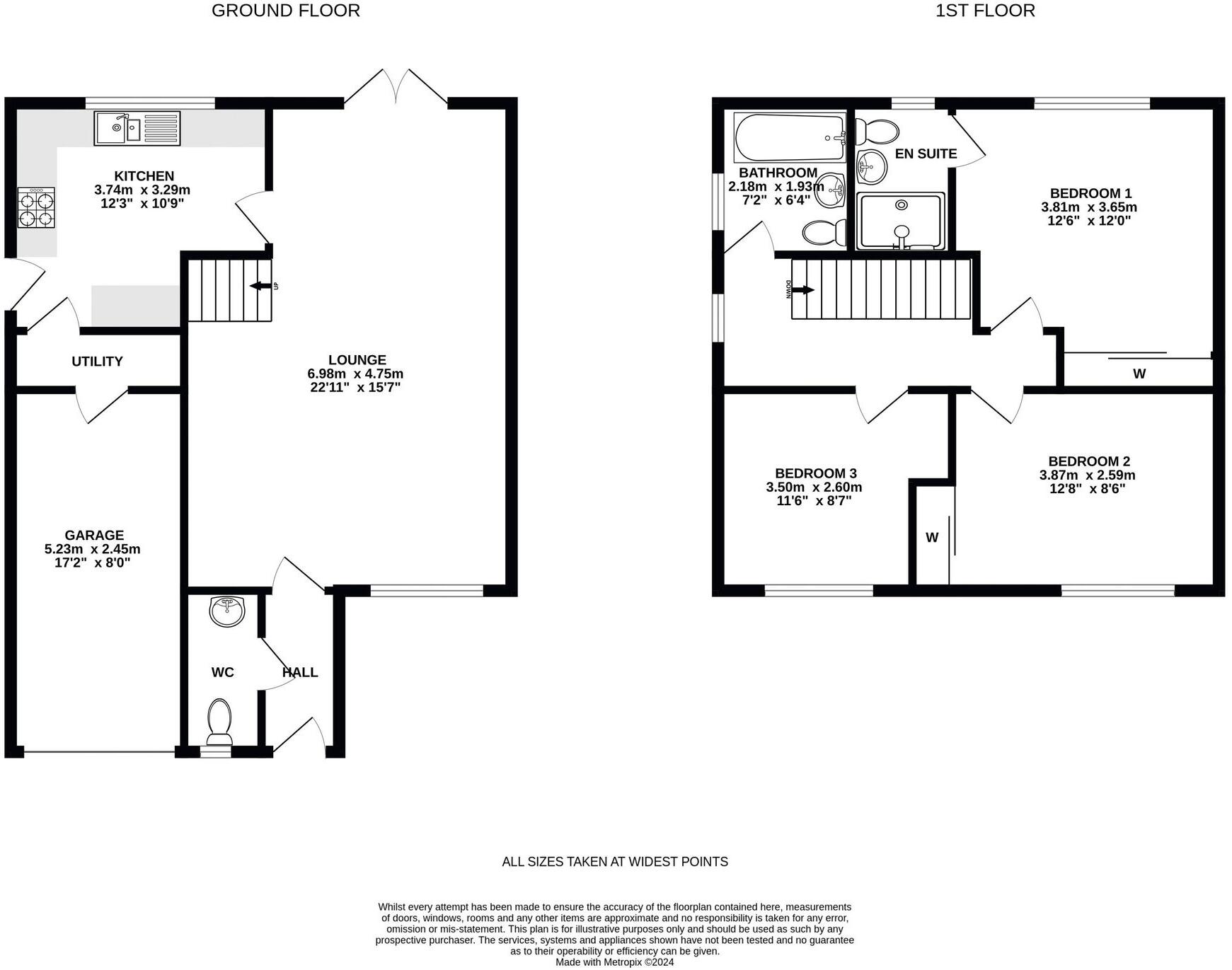 1 Troon Walk, Kilmarnock, KA1 2PU floorplan