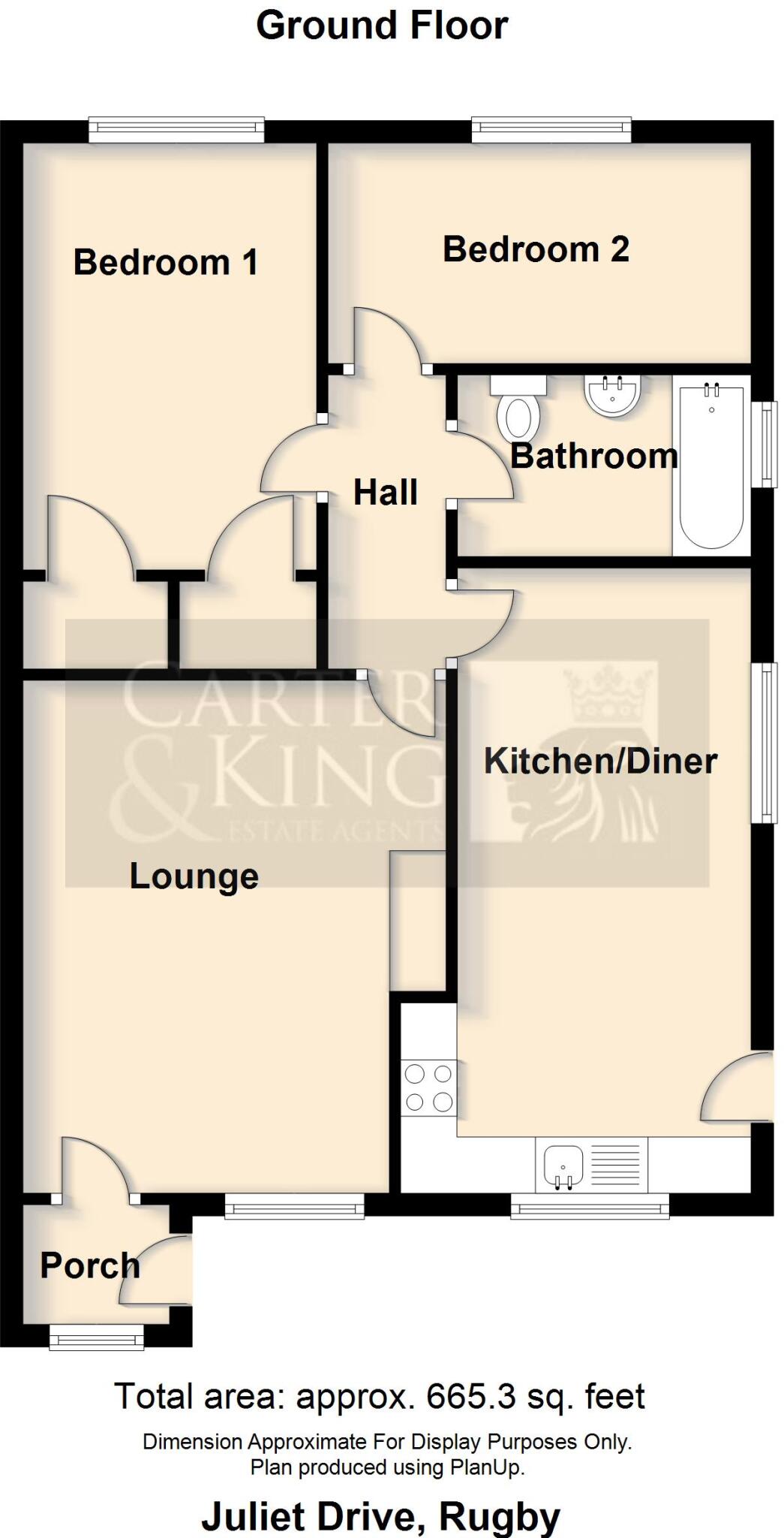 Juliet Drive, Woodlands, Rugby floorplan
