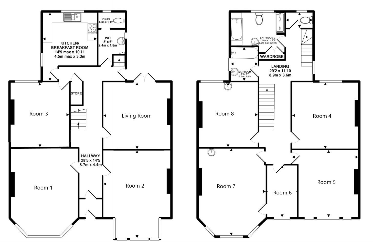St Lawrence Road, Plymouth floorplan