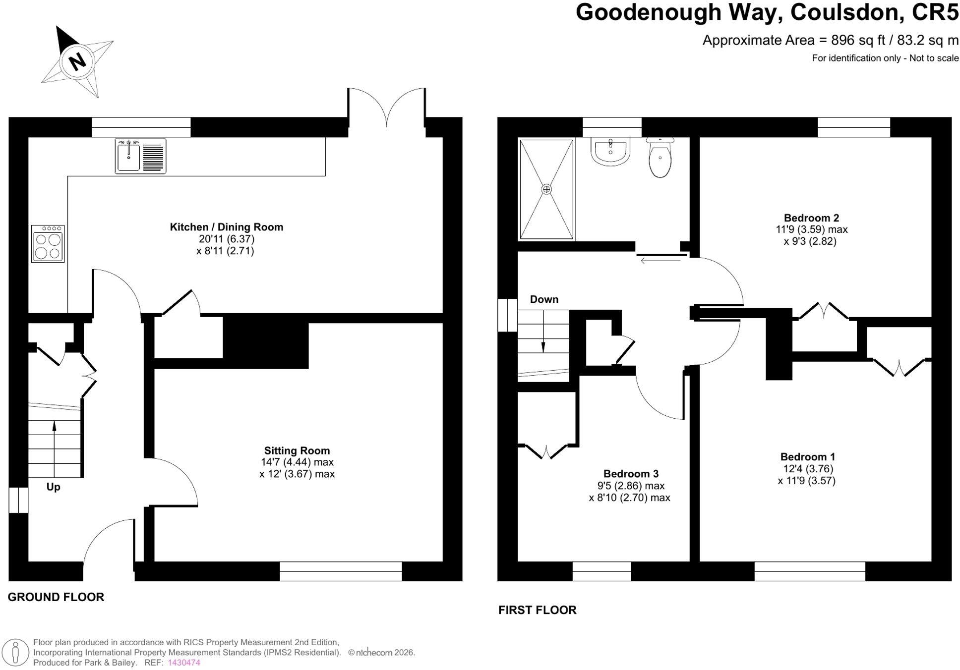 Goodenough Way, Coulsdon, CR5 floorplan